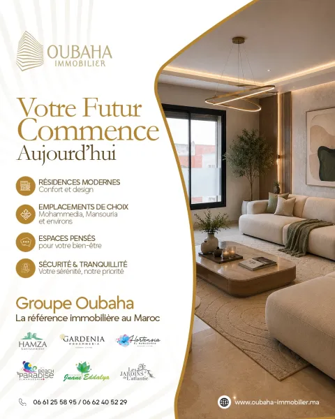 Oubaha Immobilier — visuel réseaux sociaux 5