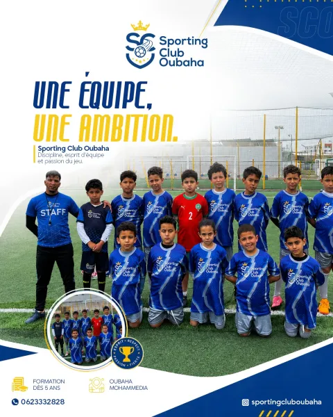 Sporting Club Oubaha — visuel réseaux sociaux 4