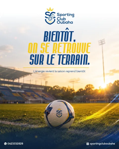 Sporting Club Oubaha — visuel réseaux sociaux 6