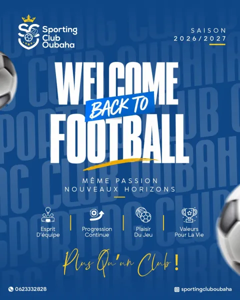 Sporting Club Oubaha — visuel réseaux sociaux 14