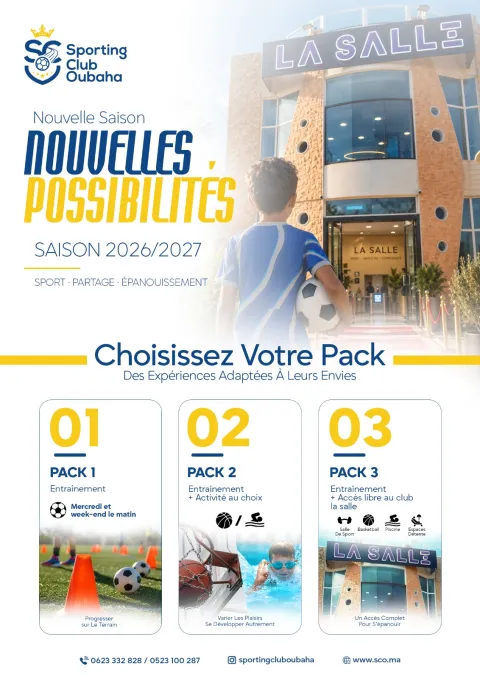 Sporting Club Oubaha — visuel réseaux sociaux 17