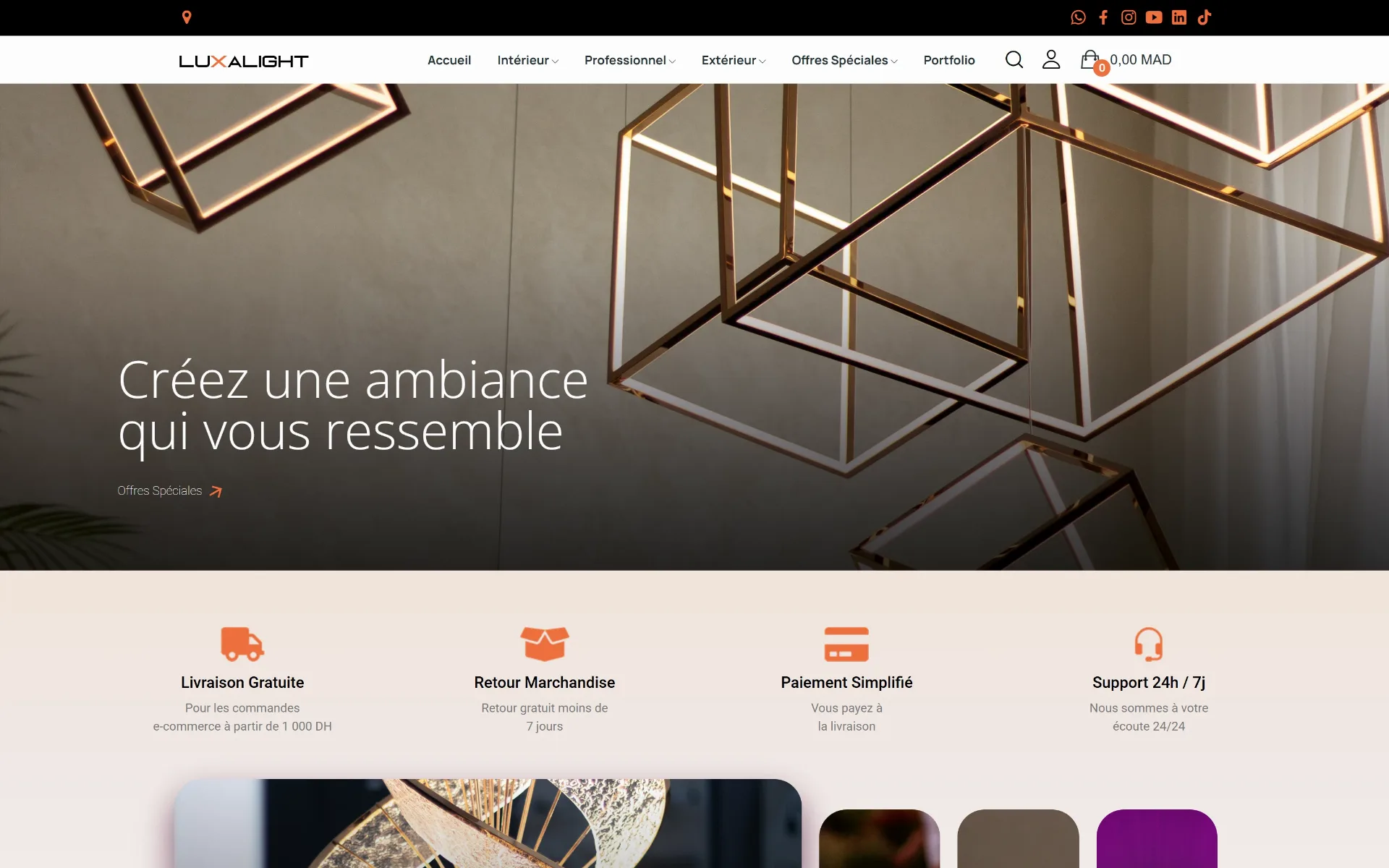 Luxalight — Vendre du luminaire par l’usage plutôt que par la référence